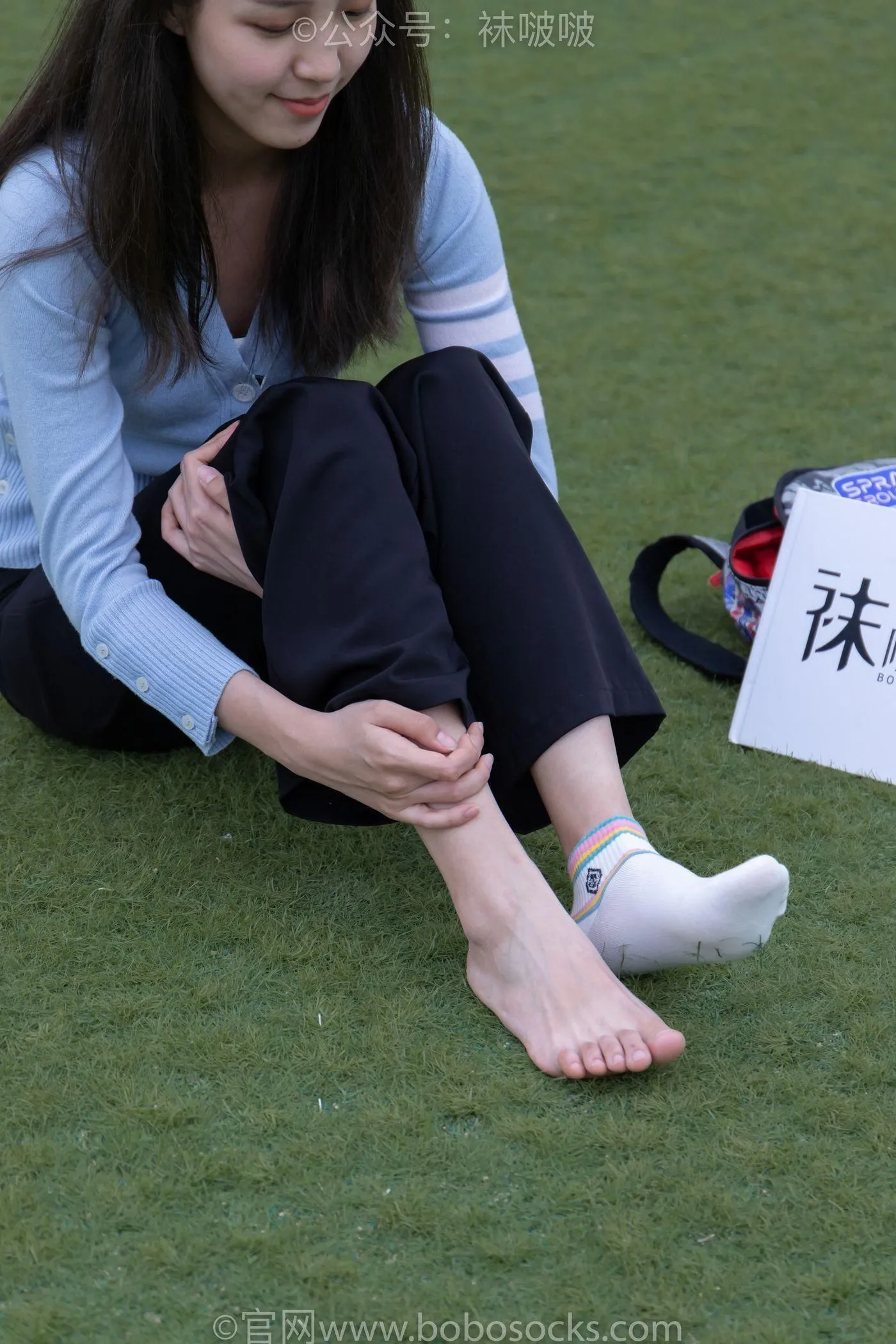 [BoBoSocks袜啵啵]NO.021 泡芙-板鞋、白棉袜、裸足 [131P]插图5